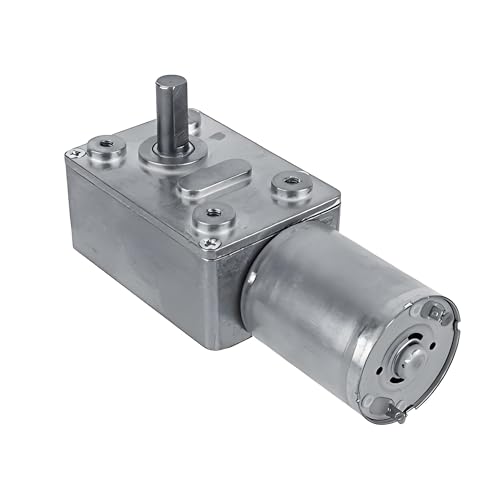 DC 12V Schneckengetriebemotor Mit Drehmoment CW/CCW Drehzahlminderungsmotor Wendbarer Getriebemotor Für Fenster Türöffner Miniaturwinden (40RPM)