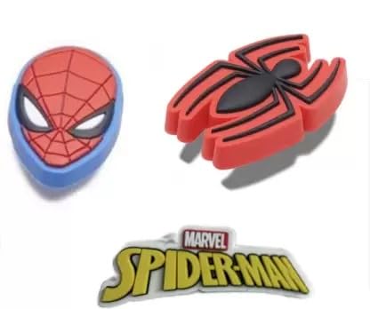 Pack Of 3 Spidermann Croc Charm Multicolour (B0CC8W76C6) Amazon Price History, Amazon Price Tracker