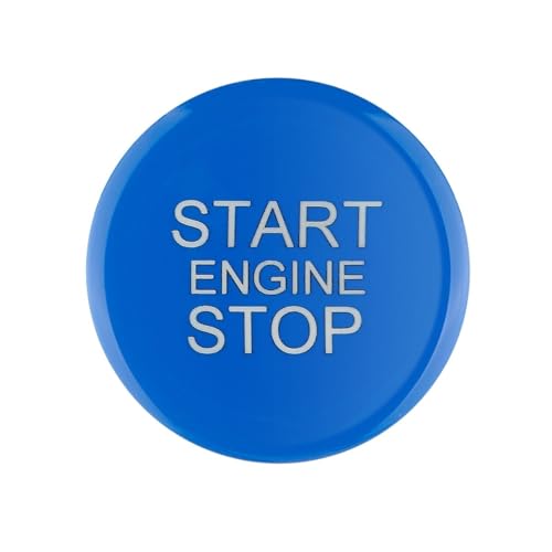 Couvercle bouton démarrage Alfa Romeo Giulia Stelvio accessoire intérieur bleu