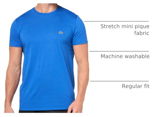 Image of Lacoste Men's Short Sleeve Pima Jersey Crew Neck Tee