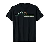 Sierra de Gredos de España Retro escalada, esquí senderismo Camiseta
