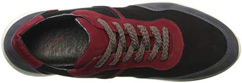 Marc Joseph New York Women's Leather EVA Lightweight Technology Fashion Trainer Sneaker, Black Nubuck Multi, 8.5 M US | Image 4