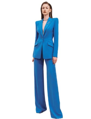 Costume à un bouton 2 pièces pour femme chic et moderne