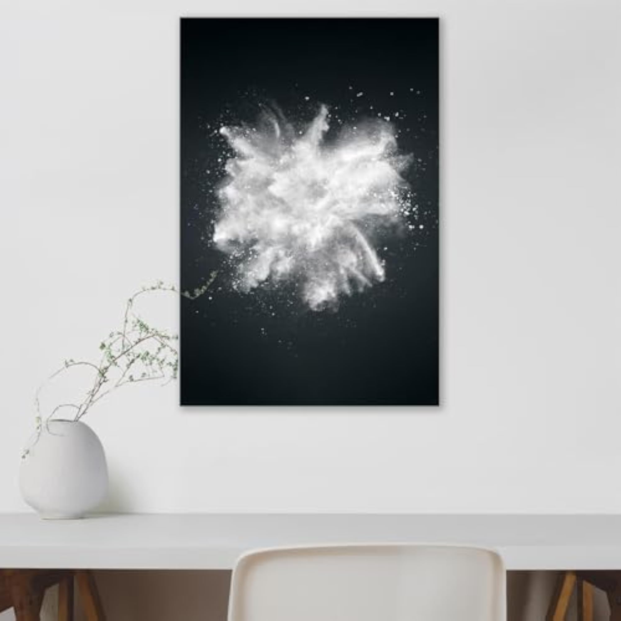 White Cloud Peel & Stick Vinyl Wall Sticker