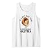 It's Not Dog Hair It's Lapphund Glitter Hunde Spruch Tank Top