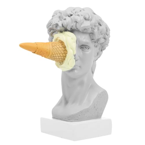 Escultura Decorativa David Helado Roto