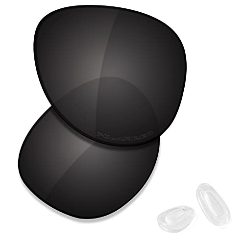 Image of SAUCER Premium Replacement Lenses & Nosepads for Oakley Elmont M OO4119 | UV400 Protection, Anti-Scratch, Precise Fit