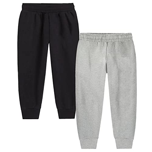 Image of Trampoline Kids Cotton Blend Trackpants Pack of 2 with Drawstrings & Ribbed Cuffs | Vibrant Printed Joggers for Boys & Girls | Soft Waistband & Side Pockets | Everyday Comfy Wear