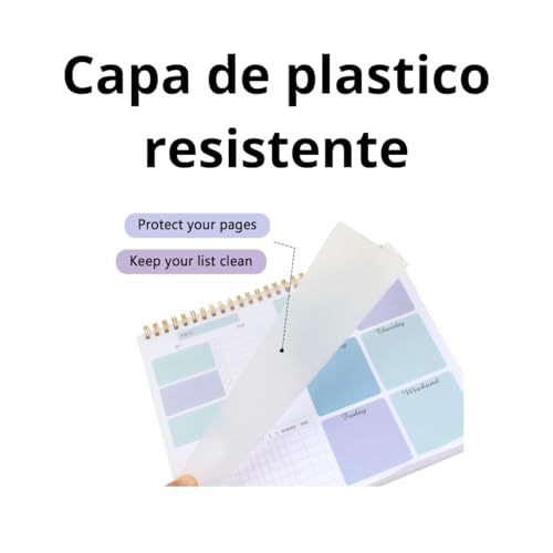 Planner Semanal Objetivos, Anotações, Controle Escritório