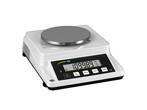 PCE Instruments Balanza analítica digital con función de cómputo de piezas (Rango: 1100 g, Resolución: 0,01 g, Repetibilidad: ± 0,002 g, Linealidad: ± 0,003 g) PCE BSK 1100
