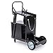 Rolling Welding Cart with 4 Drawers & 360° Swivel Wheels Load Capacity 173 Lb w/Tank Storage for TIG MIG Welder and Plasma Cutter