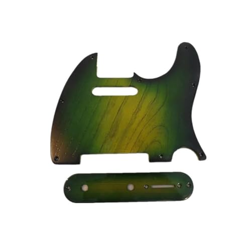 Pickguards en bois d'ailanthus marron fait main - Plaque guitare bois
