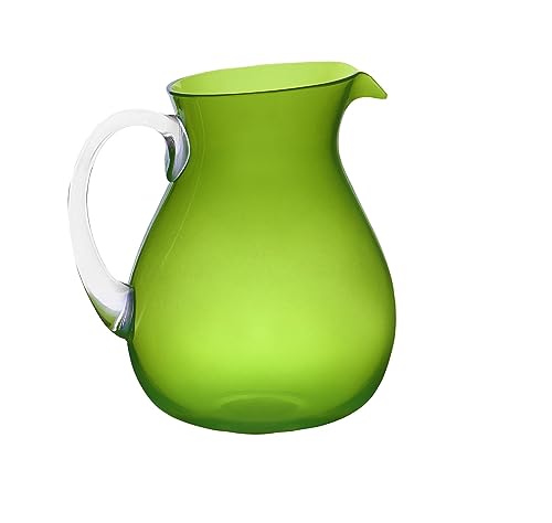 Caraffa Brocca da Acqua Vino Infrangibile Plastica Dura Colore Verde Lime Pitcher Memento Synth Zani