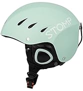 STOMP Ski & Snowboarding Snow Sports Helmet with Build-in Pocket in Ear Pads for Wireless Drop-in Headphone (Matte Frost, Small) : Sports & Outdoors