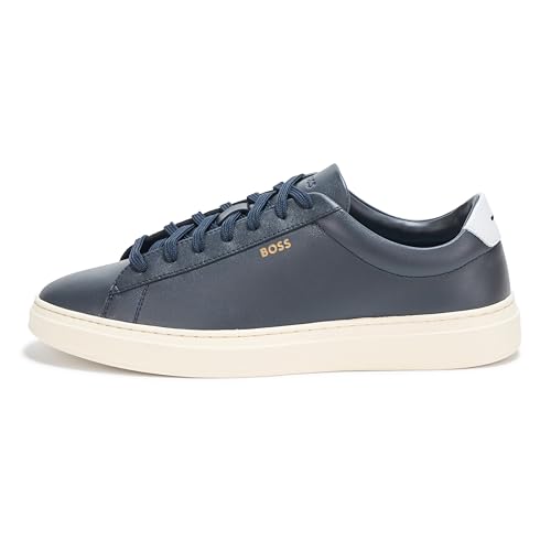 Image of BOSS Men's Kieran Smooth Leather Tennis Sneaker