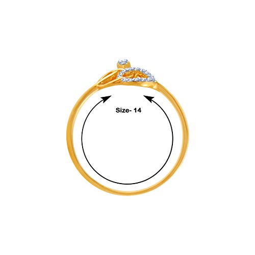 P.C. Chandra Jewellers 18k (750) Yellow Gold and Diamond Ring for Women - Image 4