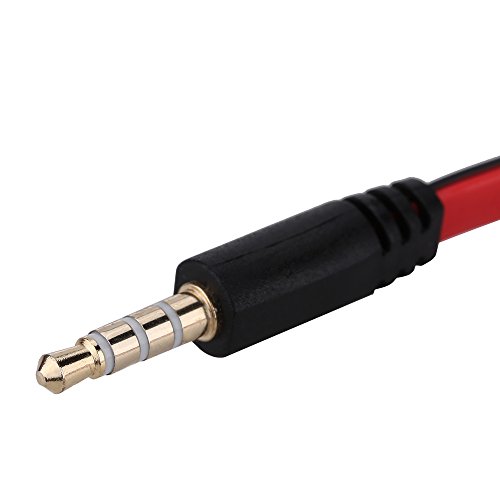ho de áudio estéreo 3,5 mm para 2 divisor Y fêmea Mic do fone de ouvido fone de ouvido fone de ouvid