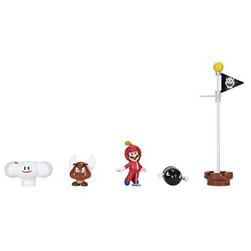 Original Nintendo Super Mario 6 cm Figures Multipack Diorama Playset - Clouds World