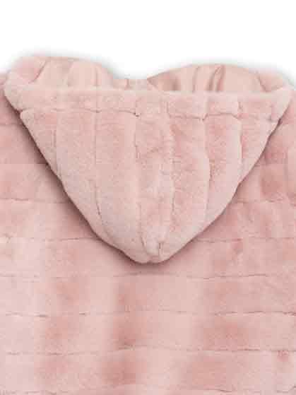 Image of Speechless Girls' Long Sleeve Boxy Faux Fur Jacket
