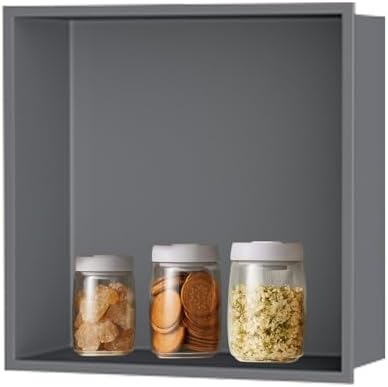 Waterproof 304 Stainless Steel Recessed Shower Niche - Built-In Wall Storage for Bathroom Organization & Modern Decor, Perfect for Showers & Baths