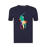 polo ralph lauren xl baseball cap  Polo Ralph Lauren Camiseta Custom Slim Fit Big Pony Jersey T-Shirt (XL, Newport Navy)