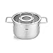 Produktbild Fissler Pure Collection / Edelstahl-Kochtopf (Ø 20 cm, 3,6L) Töpfe inkl. Glas-Deckel, Innen-Skalierung  Induktion, Silber
