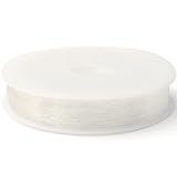 Color : Transparente Bobina de hilo elástico de nylon - 0,5 mm x 20 m