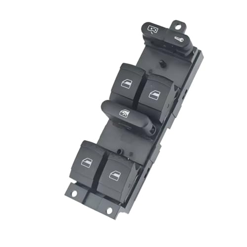 Interrupteur lève-vitre 1J4959857D robuste avant gauche compatible Golf Passat 99-12