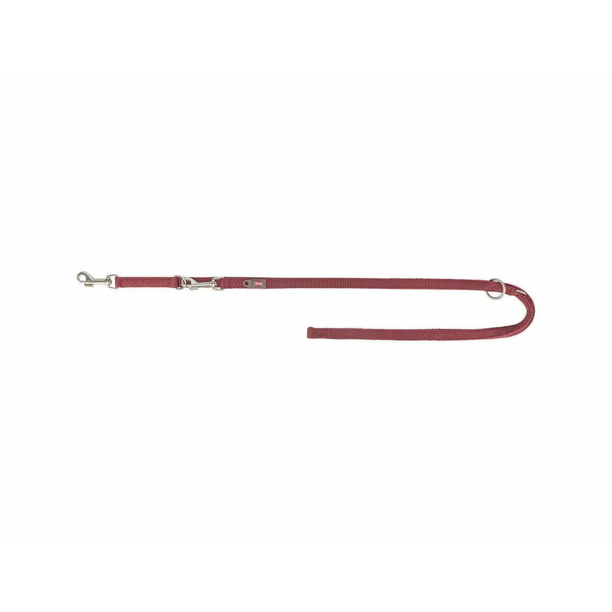 TRIXIE Premium Extension Lead, L-XL, 78.7 in/1.0 in in sangria double-layer dog lead, triple adjustable, non-slip - Image 3