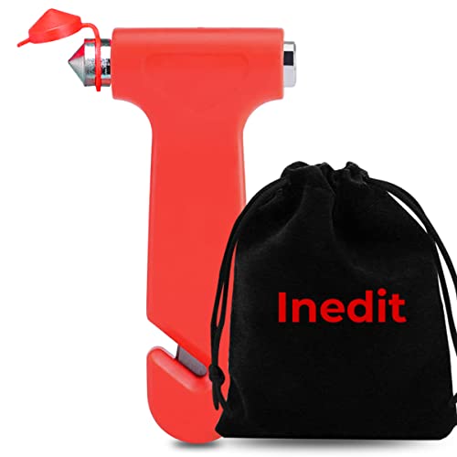 nedit Coupe Ceinture Brise vitre avec Sac De Rangement Offert - SÉCURITÉ Garantie - Pack Survie dans Votre Voiture - Soyez en Sécurité Cover