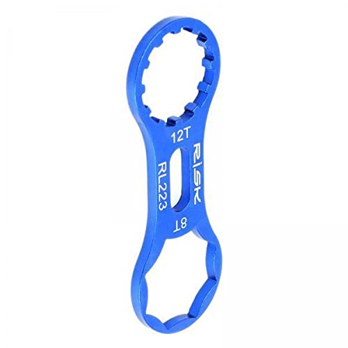BNF® Bike Fork Spanner Removal Tool | Mini Portable High Strength Alloy | Compact 12x3cm/4.7x1.2in | Durable Aluminum Fork Accessory Kit|Sporting Goods|Cycling|Bicycle Maintenance & Tools|Tools-image-47