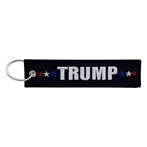 Boostnatics Trump Keychain Key Tag for Keys Cars Motorcycles Bikes Scooters Backpacks Luggage Gifts