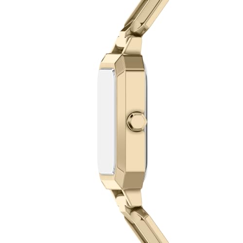 Image of Armani Exchange A|X Women's Watch, Square Three-Hand Stainless Steel Watch for Women