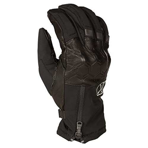 KLIM Vanguard GTX Touring Motorcycle Short Gloves (Small, Stealth Black)