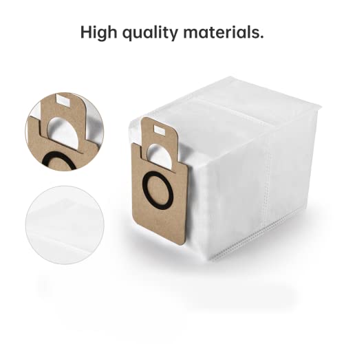 dreame Dust Bags Compatible with L10s Ultra/L10 Ultra, 3L Dust Bags Compatible with L10s Ultra Robot Vacuum, Vacuuming Bags for Collecting Hair, Dirt, Dust, and Debris (3pcs)