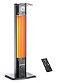 AIRTHRYL 42 INCH Patio Heater, 1500W Outdoor Heater, 9 Heat Levels & 9 Hour Timer, 1S Instant Heat