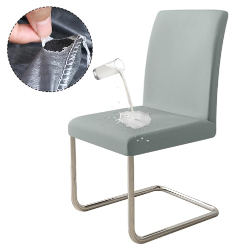 Housse de chaise imperméable anti-tache : la solution extensible pour salle à manger - 3