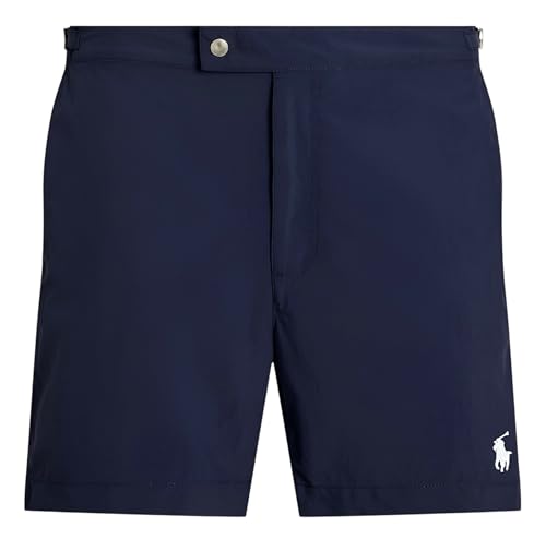 POLO RALPH LAUREN Men's 14.5cm Monaco Swimming Shorts (UK, Numeric, 36, Regular, Regular, Navy)