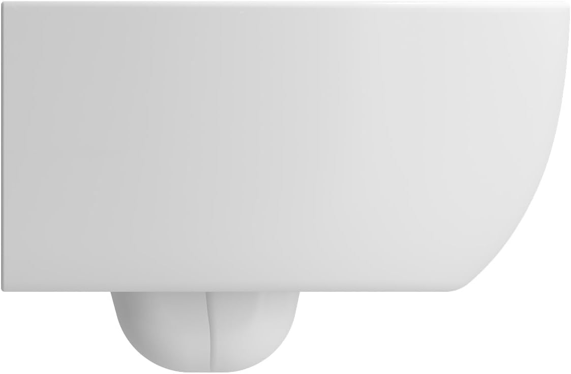 BOCCHI Milano Wall-hung Elongated Toilet Bowl in Matte White