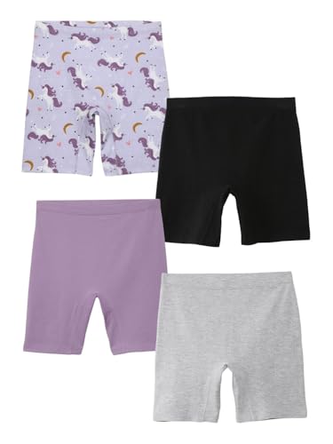 Image of mackly Girls Inner Shorts (Pack of 2) | 2-in-1 Seamless Panty Shorts with Gusset | Soft Breathable Base Layer for Dresses, Skirts