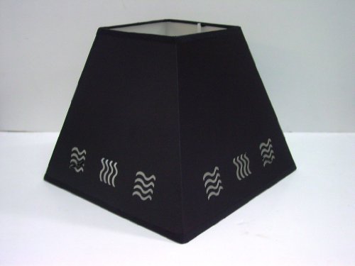 Lights Linen Paralume decorato, 25,40 cm, motivo a...