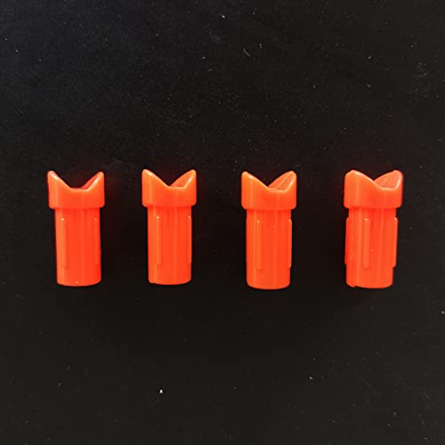 Zzyb 50Pcs Achery Half Moon Arrow Nocks Plastic Crossbow Arrow Nocks Hunting Arrow Tails For Id 7.6Mm Crossbow Arrow Shaft (Orange) #TOP6