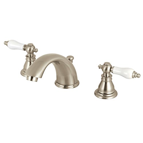 Kingston KB968APL Widespread Bathroom Faucet, Brushed Nickel by Kingston Brass - Used condition - US$157.67