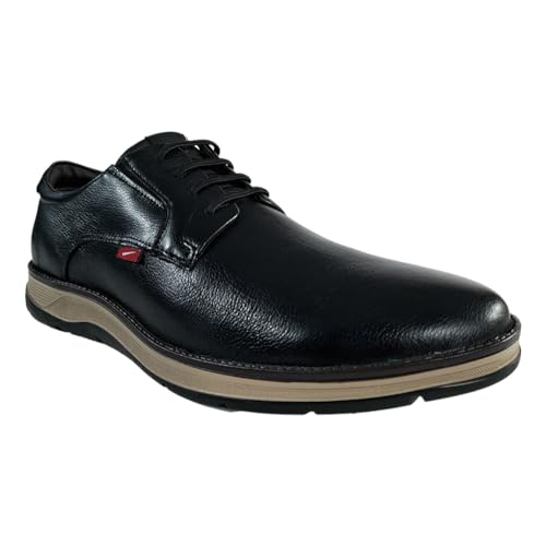 Sapato Masculino Ferracini Fluence em Couro (Preto, BR, Adulto, Numérico, 41)