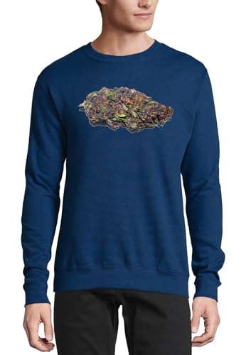 Pull en coton Bleu marine Purple Haze en maille haut de gamme