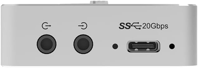 Magewell USB Capture SDI 4K Pro 32160 – 1-Channel 12G-SDI to USB 3.2 Video/Audio Capture Device with SDI Loop-Through, Analog Line I/O, Up to 4K60 Input and Capture, Hardware Video Processing