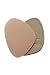 Helloheel Front Pillows Anti-Sliding High Heel Pads for Ball-of-Foot Support | Made with Firm Natural Rubber (1 Pair) Brown