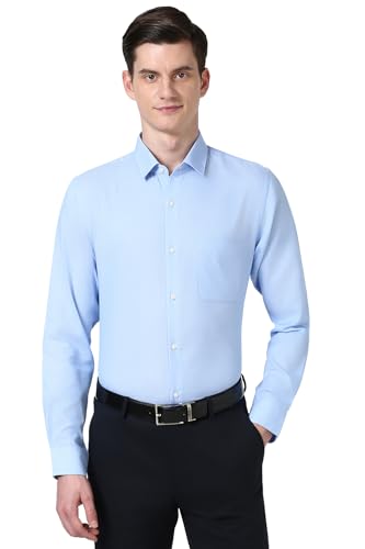 Image of Peter England Mens Polycotton Slim Fit Shirt