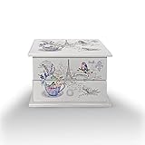 Regalo perfecto: Este joyero original es un accesorio perfecto para organizar y guardas todos los accesorios y joyas, es el regalo ideal para cualquier amiga, madre, hermano, novia o mujer en general que le queremos dar un gran detalle