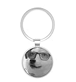 1080 Graphics I'm Stuff Doge Meme Stainless Steel Keychain with Ring